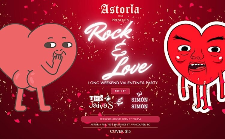 Astoria Pub 769 East Hastings Street  Vancouver, BC V6A 1R3